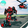 直升机转变机器人 - 体验前所未有的战斗快感