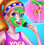 瑜伽女孩换装秀 - 在舒缓音乐中享受放松时光